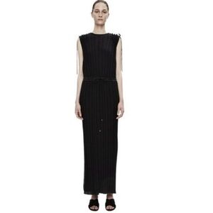 Theory Black Kurgan maxi Dress Size 00